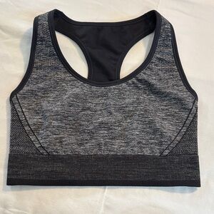 All in Motion Heathered Black Sports Bra
